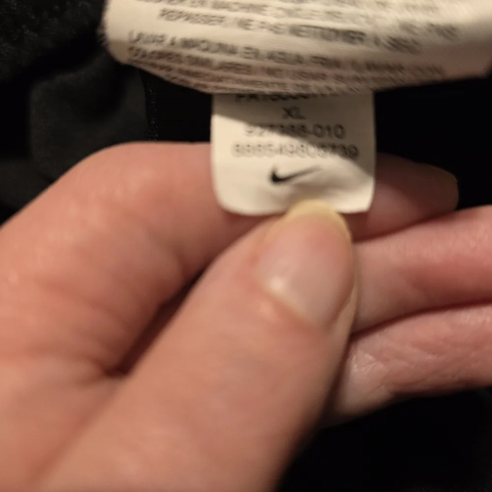 Nike Dri-Fit Training Pants Men’s XL Black – Lightweight Athletic Joggers - Picture 6 of 7